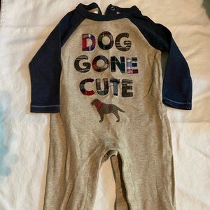 MudPie Dog One-Piece 6-9 mo